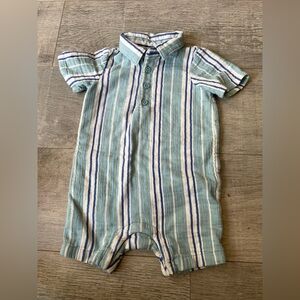 Hannah Andersson Boys Cotton Romper